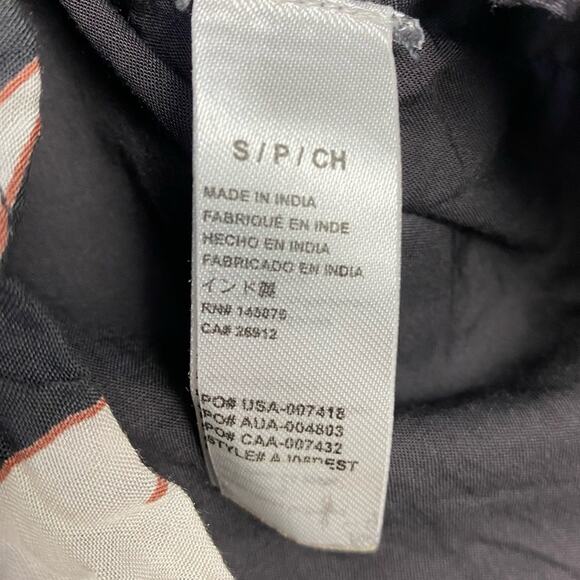 Amuse Society Estella Charcoal Grey Print Romper Size Small - Picture 7 of 14